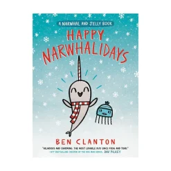Mastermind Toys A Narwhal and Jelly Book #5: Happy Narwhalidays Book New