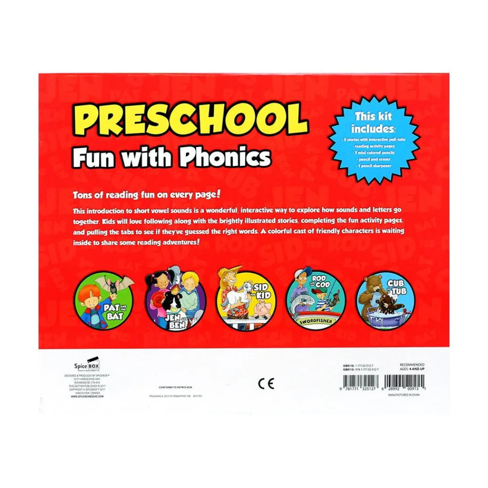 SpiceBox Activity Folder Preschool Phonics Outlet