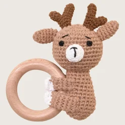 rise little earthling Animal Rattle Fox Discount
