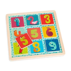 B. Toys B. Count N' Doodle Magnetic Number Wooden Puzzle Best