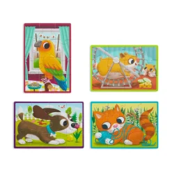 B. Toys B. Pack o'Puzzles - Pets Wooden Puzzles in Box Discount