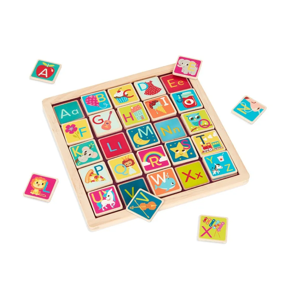 B. Toys B. Puzzle Pals Magnetic Wooden Puzzles New