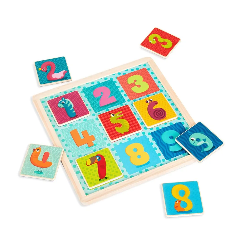 B. Toys B. Puzzle Pals Magnetic Wooden Puzzles New