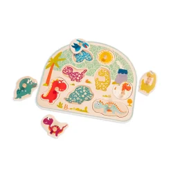 Branford Limited B. Stomping Dinos Wooden Peg Puzzle Sale