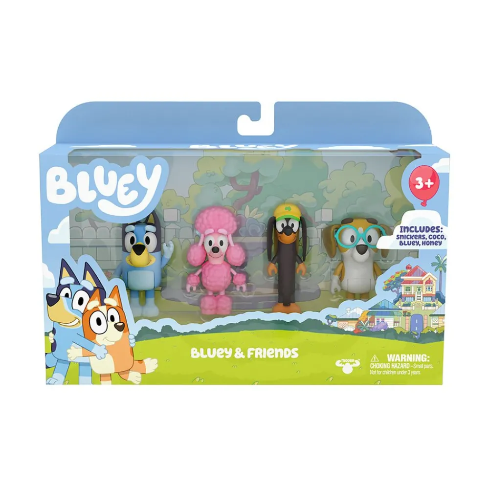 Bluey S3 Figure 4 Pack Assorted Best