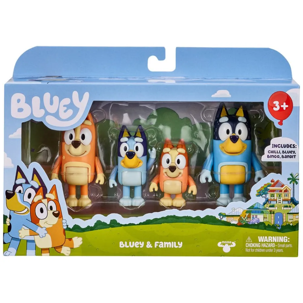 Bluey S3 Figure 4 Pack Assorted Best