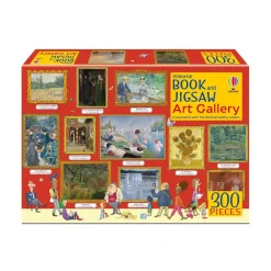 Mastermind Toys Book and Jigsaw: Art Gallery Discount