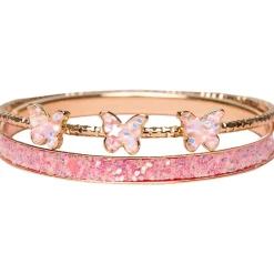 Great Pretenders Boutique Chic Butterfly Bangles, 2pc Discount