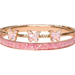 Great Pretenders Boutique Chic Butterfly Bangles, 2pc Discount