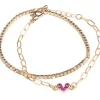 Great Pretenders Boutique Chic Linked with Love Bracelets, 2pc Hot