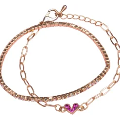 Great Pretenders Boutique Chic Linked with Love Bracelets, 2pc Hot