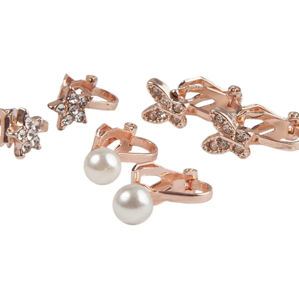 Great Pretenders Boutique Dazzle Clip On Earrings, 3 Sets Online