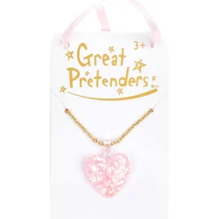 Great Pretenders Boutique Glitter Heart Necklace, Assorted Online