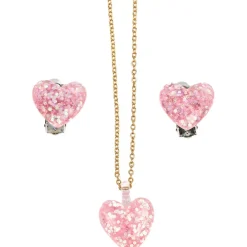 Great Pretenders Boutique Glitter Heart Necklace, Assorted Online