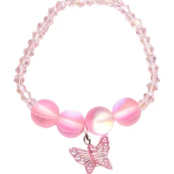 Great Pretenders Boutique Holo Pink Crystal Bracelet New