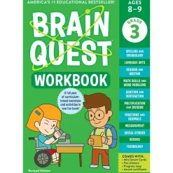 Hachette Book Group Brain Quest Workbook: 3rd Grade Revised Edition Clearance