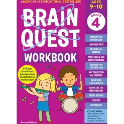 Hachette Book Group Brain Quest Workbook: 4th Grade Revised Edition Sale