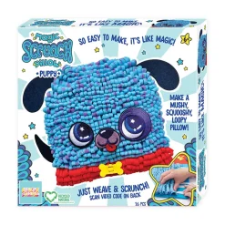 Bright Stripes Magic Scrunch Puppy Pillow Fashion