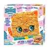 Bright Stripes Magic Scrunch Kitty Pillow New
