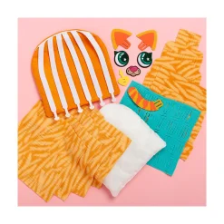 Bright Stripes Magic Scrunch Kitty Pillow New