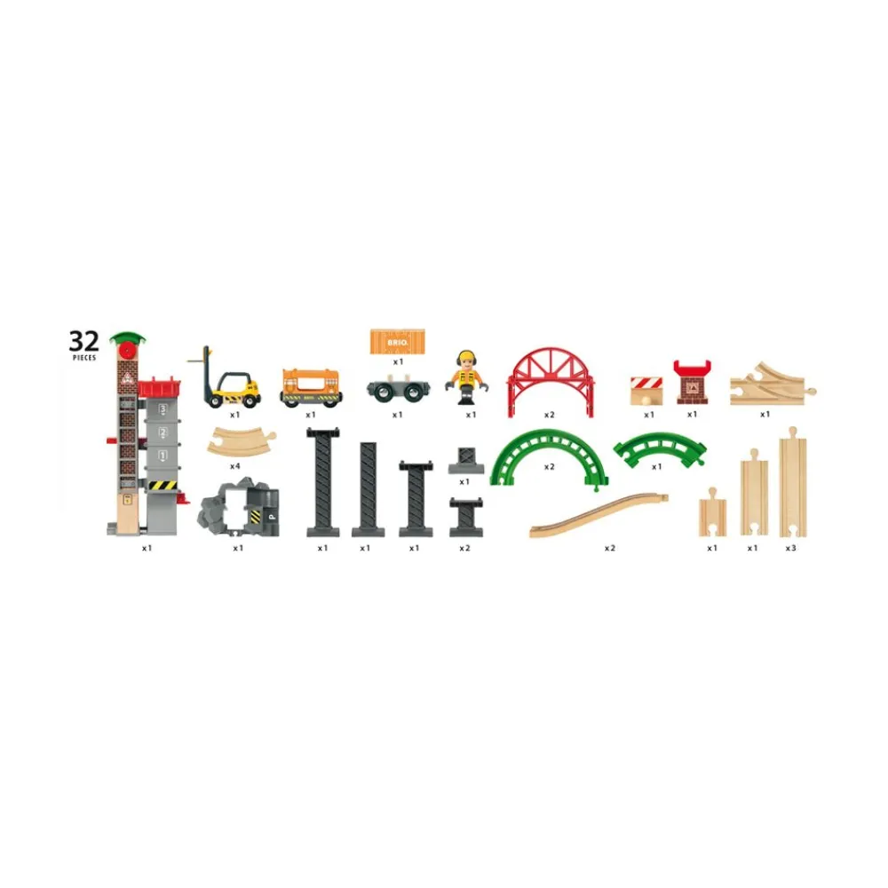 Ravensburger USA, Inc. Brio Lift & Load Warehouse Set Clearance