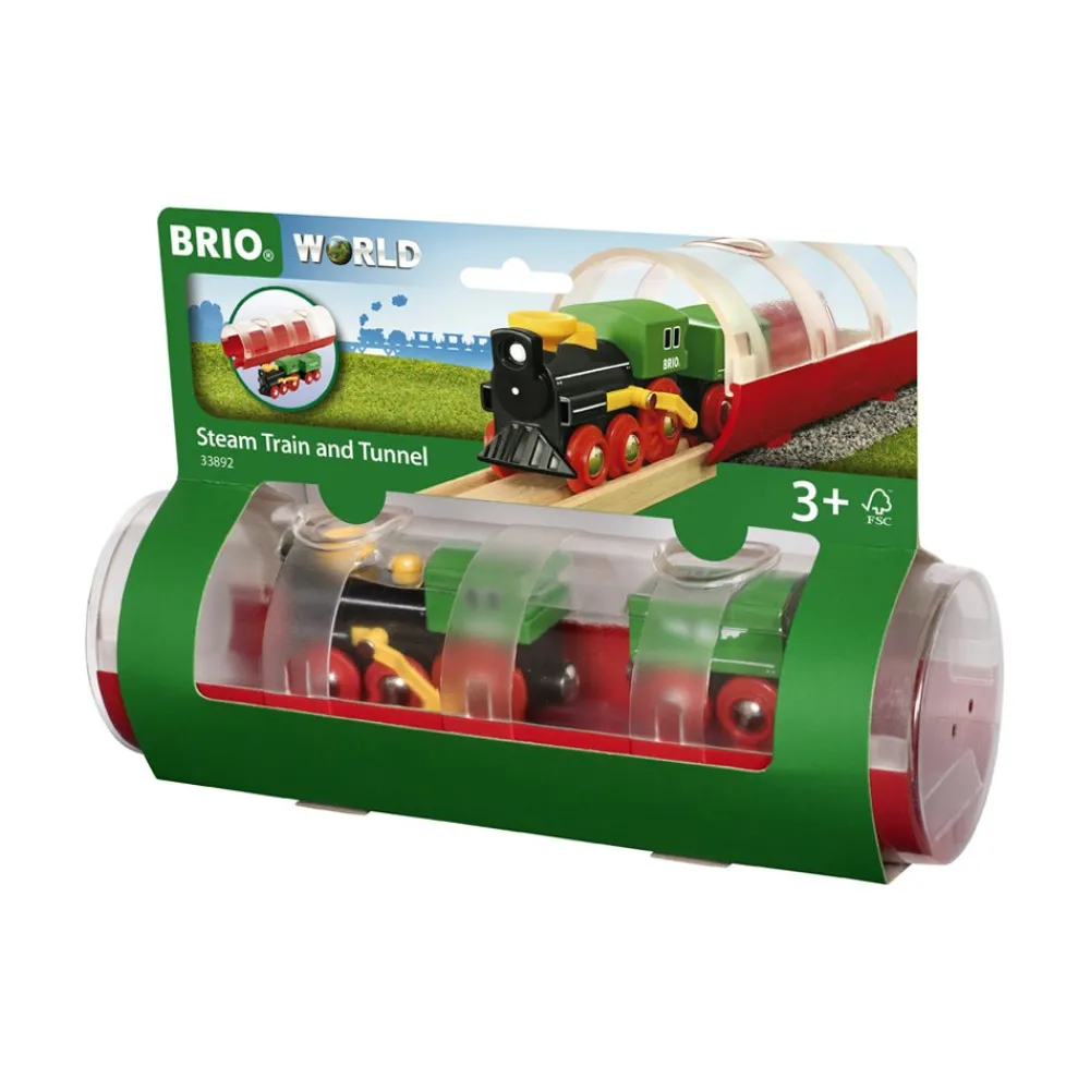 BRIO World Steam Train and Tunnel Best
