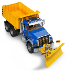 Bruder MACK Granite Dump Truck w/ Snow Plow Blade Hot