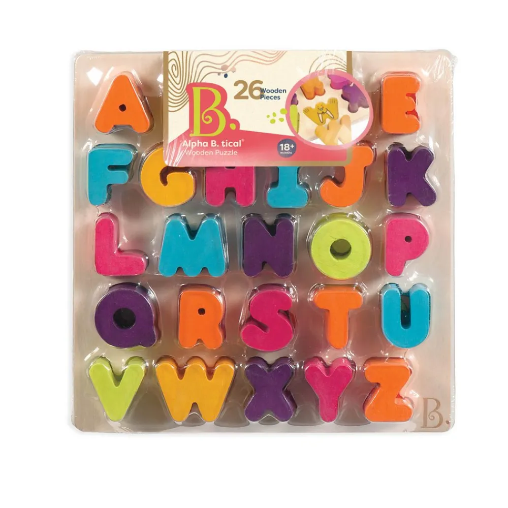 Branford Limited B.Toys Alpha-Chunky Puzzle Plank Fashion