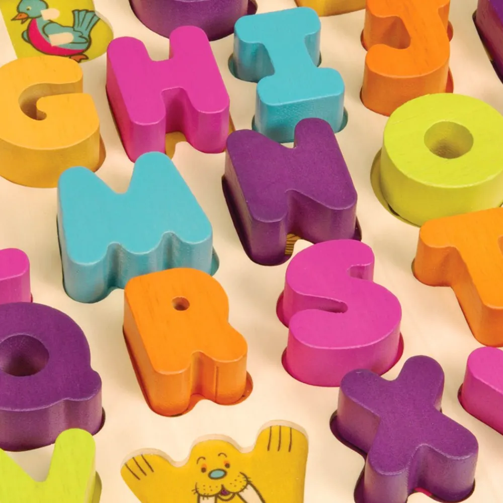 Branford Limited B.Toys Alpha-Chunky Puzzle Plank Fashion