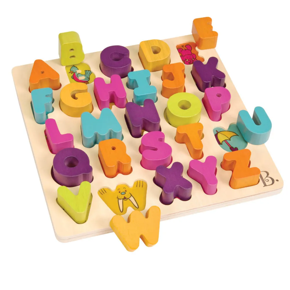 Branford Limited B.Toys Alpha-Chunky Puzzle Plank Fashion