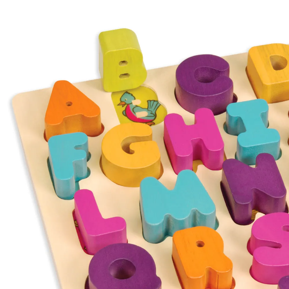 Branford Limited B.Toys Alpha-Chunky Puzzle Plank Fashion
