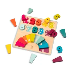 Branford Limited B.Toys Counting Rainbows Wooden Puzzle Clearance