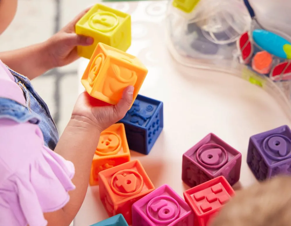 B. Toys B.Toys One Two Squeeze, Soft Blocks Online