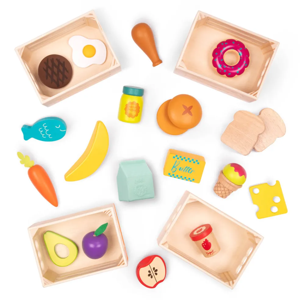 Branford Limited B.Toys Wooden Food Groups Clearance