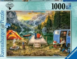 Ravensburger Calm Campsite 1000 Pc Puzzle Hot