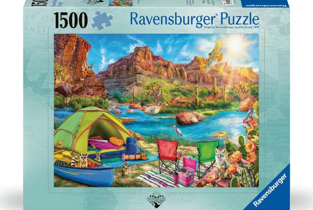 Ravensburger Canyon Camping 1500 Pc Puzzle Online