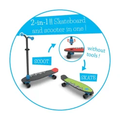 Chillafish Skatieskootie Black Skateboard Discount