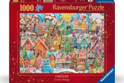 Ravensburger Christmas Cookie Village 1000 Pc Puzzle Hot