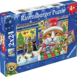 Ravensburger Christmas Kitties 2x24 Pc Puzzle Online