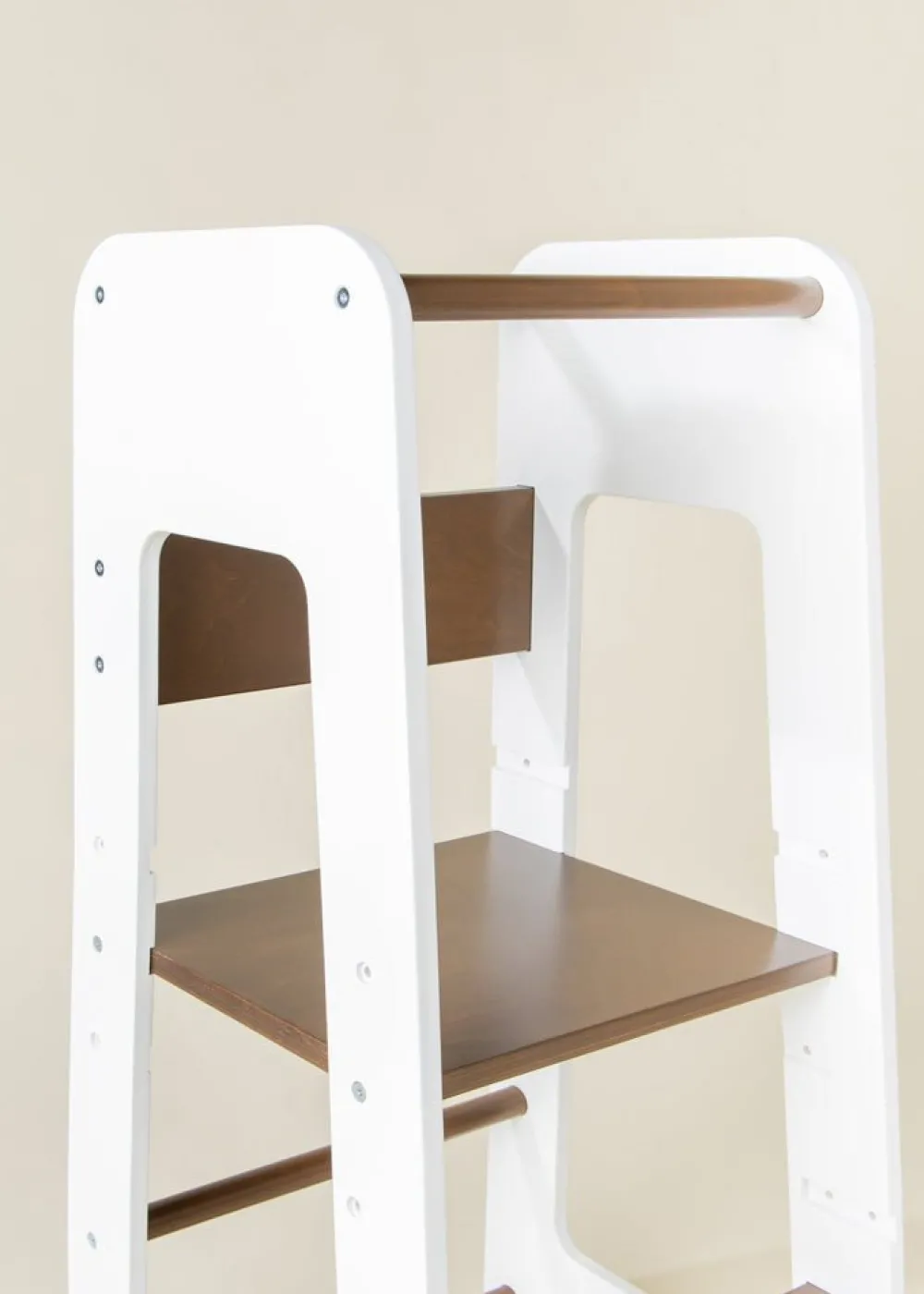 Coco Village Educational Tower - Walnut & White Online