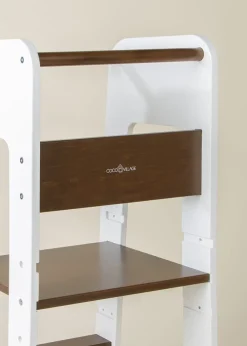 Coco Village Educational Tower - Walnut & White Online