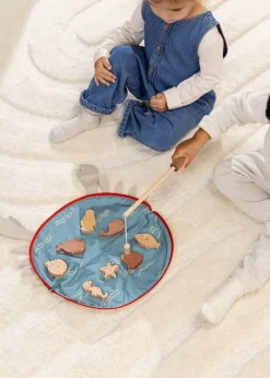 Coco Village Wooden Fishing Game with Bag Sale