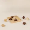Coco Village Wooden Tic Tac Toe Playset New