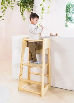 Zhejiang Hengxiang Toys Group Co., Ltd Coco Village Educational Tower - Natural Wood Hot