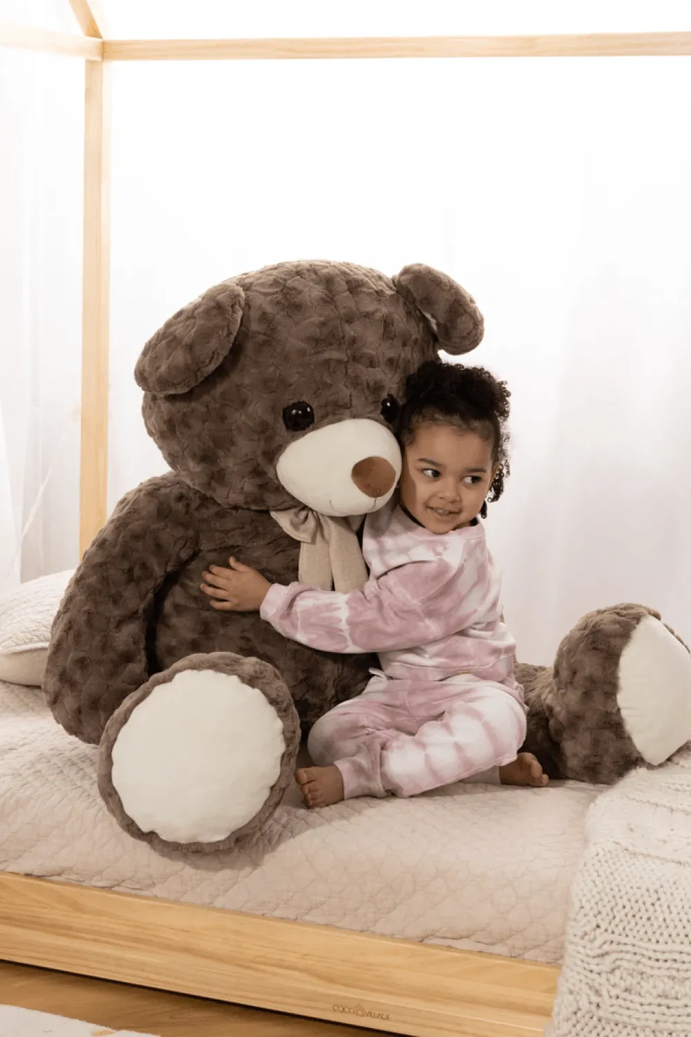 Coco Village Giant Bear Plush Toy New