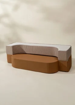 Coco Village Transformable Vegan Leather Kid Sofa Shades of Day Online