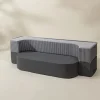 Coco Village Transformable Vegan Leather Kid Sofa Shades of Night Hot