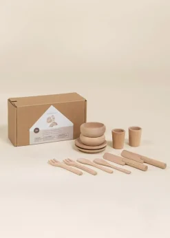 Ningbo Fecda Toys Co., Ltd Coco Village Wooden Dinnerware Playset (12 Pcs) Hot