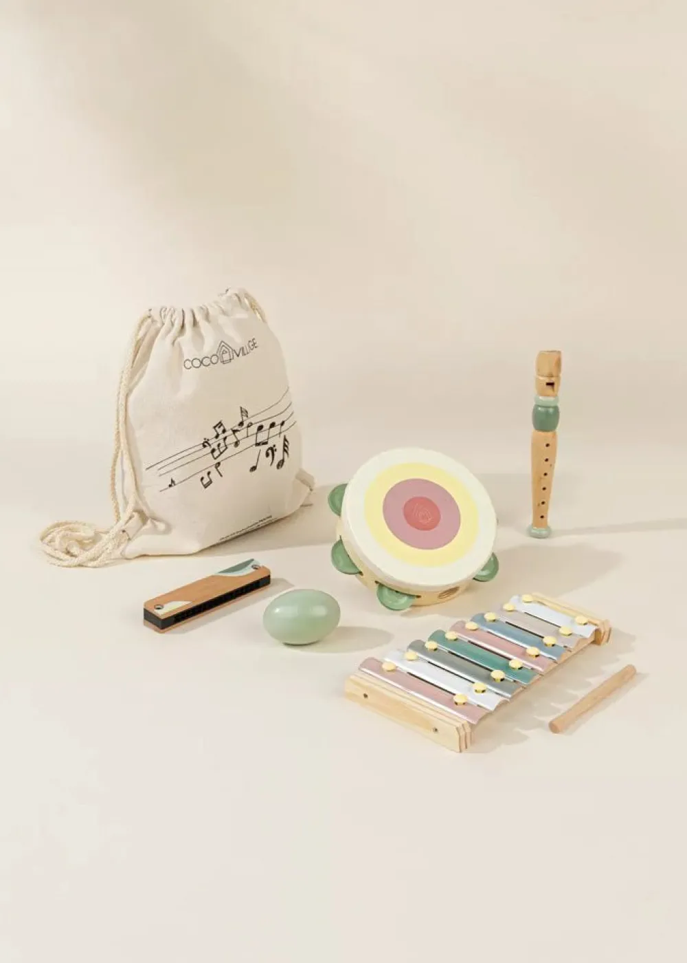 Ningbo Fecda Toys Co., Ltd Coco Village Wooden Musical Instruments Playset Discount
