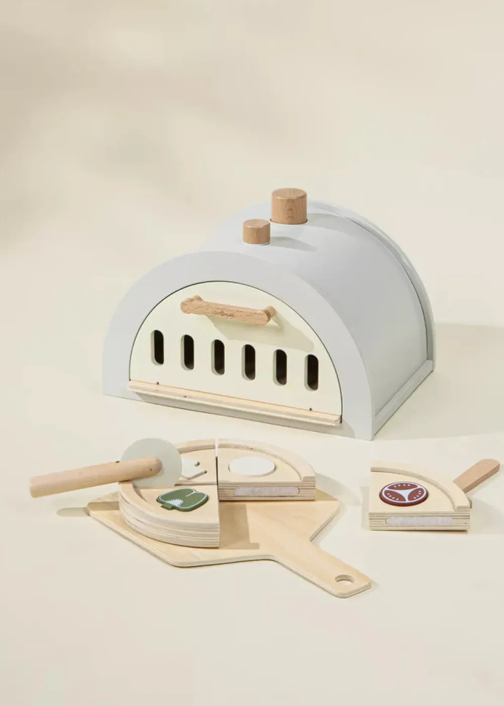 Coco Village Wooden Pizza Oven Playset and Accessories New